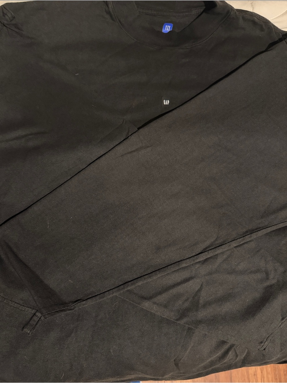 YZY GAP Men’s Black Short-Sleeve Crewneck Tee